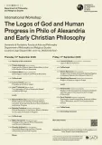 The Logos of God and Human Progress in Philo of Alexandria and Early Christian Philosophy The Logos of God and Human Progress in Philo of Alexandria and Early Christian Philosophy